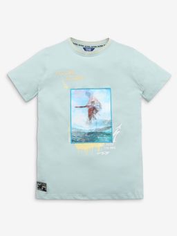 R&B - Cotton Regular Fit Half Sleeve Round Neck Boys T-shirt