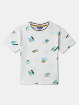 R&B - Cotton Regular Fit Half Sleeve Round Neck Boys T-shirt