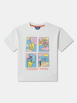 R&B - Cotton Regular Fit Half Sleeve Round Neck Boys T-shirt