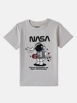 R&B - Cotton Regular Fit Half Sleeve Round Neck Boys T-shirt