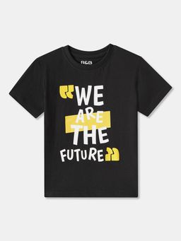 R&B - Cotton Regular Fit Half Sleeve Round Neck Boys T-shirt