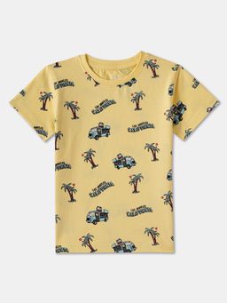 R&B - Cotton Regular Fit Half Sleeve Round Neck Boys T-shirt