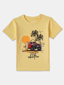 R&B - Cotton Regular Fit Half Sleeve Round Neck Boys T-shirt