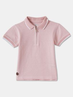 R&B - Cotton Regular Fit Half Sleeve Collar Neck Boys Polo T-shirt