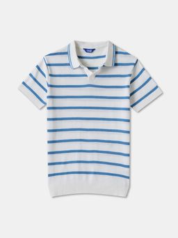 R&B - Cotton Regular Fit Half Sleeve Polo Collar Boys Polo T-shirt