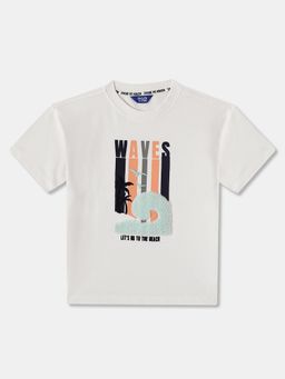 R&B - Cotton Regular Fit Half Sleeve Round Neck Boys T-shirt