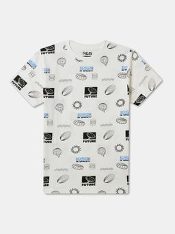 R&B - Cotton Regular Fit Half Sleeve Round Neck Boys T-shirt