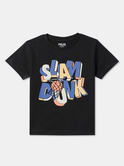 R&B - Cotton Regular Fit Half Sleeve Round Neck Boys T-shirt