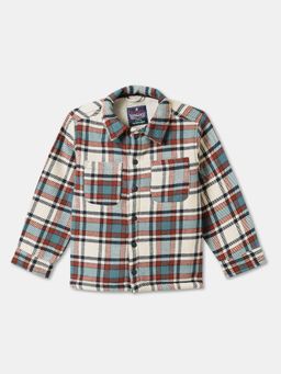 R&B - Cotton Regular Fit Full Sleeve Collar Neck Boys Shirt