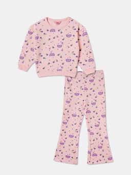 R&B - Floral Print Full Sleeve Cotton Co-Ord Set