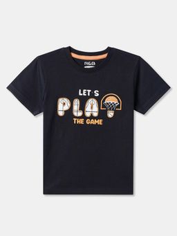 R&B - Cotton Regular Fit Half Sleeve Round Neck Boys T-shirt