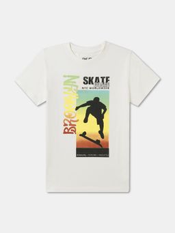 R&B - Cotton Regular Fit Half Sleeve Round Neck Boys T-shirt