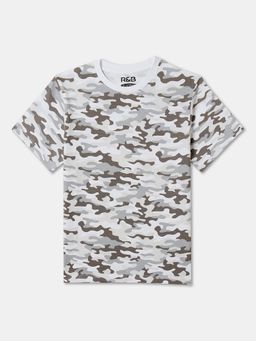 R&B - Cotton Regular Fit Half Sleeve Round Neck Boys T-shirt