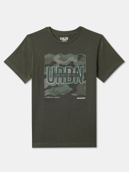 R&B - Cotton Regular Fit Half Sleeve Round Neck Boys T-shirt