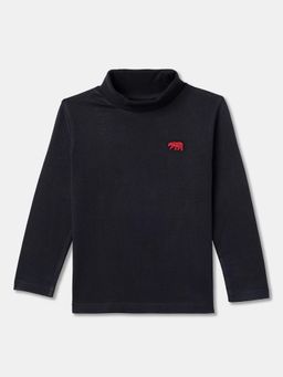 R&B - Cotton Regular Fit Full Sleeve Turtle Neck Boys T-shirt