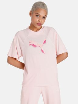 Puma - Modern Sports Oversized Womens Pink T-shirt
