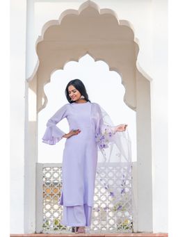 Kohsh - Kurta With Hand Painted Dupatta (Set of 3)