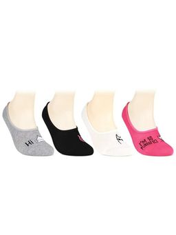Bonjour - Gental No Show Assorted Socks For Women - Pack of 4