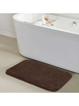 OBSESSIONS - Anti-Skid Polyester Bath Mat - Brown