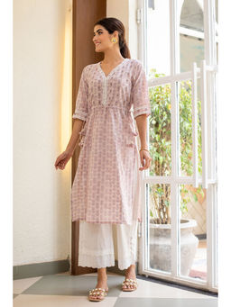 Anuvas - Pink Kanj Kurta