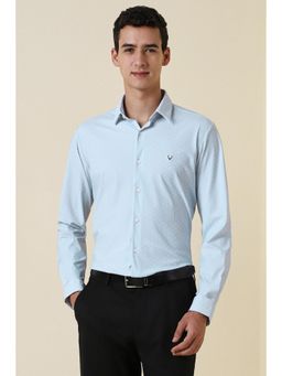 Allen Solly - Men Light Blue Full Sleeves Formal Shirt