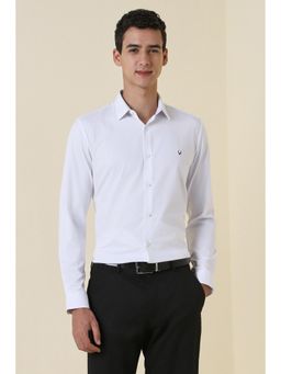 Allen Solly - Men White Full Sleeves Formal Shirt