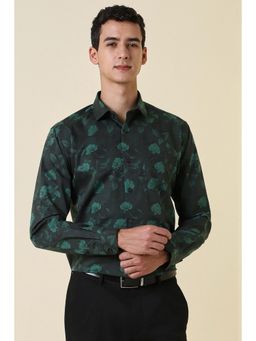 Allen Solly - Men Green Full Sleeves Formal Shirt