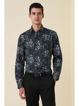 Allen Solly - Men Black Full Sleeves Formal Shirt