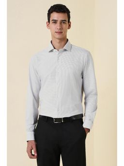 Allen Solly - Men Grey Full Sleeves Formal Shirt