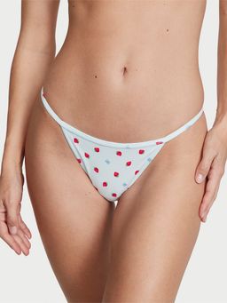 Victoria's Secret - Stretch Cotton V-String Panty Blue
