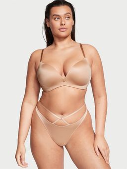 Victoria's Secret - Very Sexy So Obsessed Strappy Thong Panty Beige