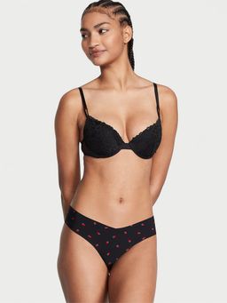 Victoria's Secret - No-Show Thong Panty Black