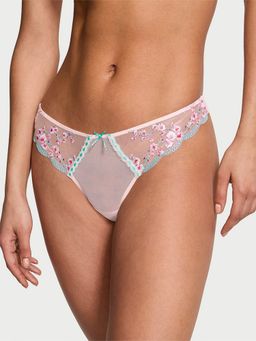 Victoria's Secret - Dream Angels Cherry Blossom Thong Panty Pink