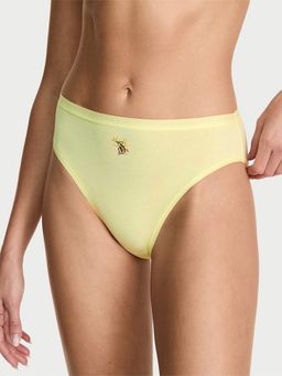 Victoria's Secret - Stretch Cotton High-Leg Brief Panty Yellow
