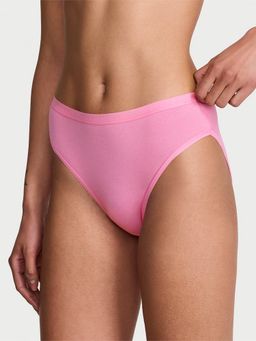 Victoria's Secret - Stretch Cotton High-Leg Brief Panty Pink