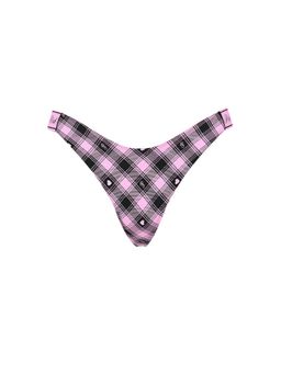 Victoria's Secret - Pink Logo Cotton High-Leg Thong Panty Multi-Color