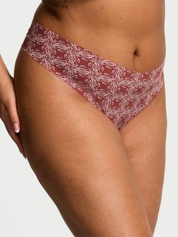 Victoria's Secret - No-Show Thong Panty Maroon
