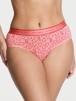 Victoria's Secret - Cotton Logo Cotton Hiphugger Panty Peach