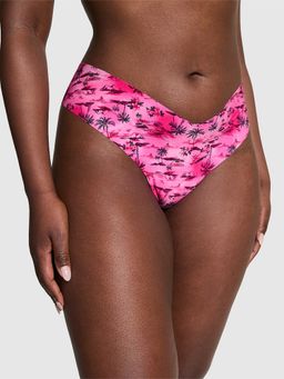 Victoria's Secret - Pink No-Show High-Leg Thong Panty