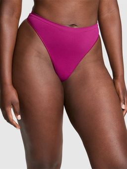 Victoria's Secret - Pink Seamless High-Leg Thong Panty Purple