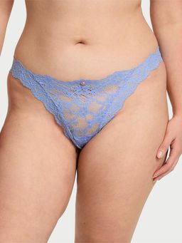 Victoria's Secret - Dream Angels Lace Brazilian Panty Purple