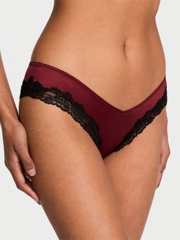 Victoria's Secret - Very Sexy Lace-Trim High-Leg Cheeky Panty Red