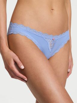 Victoria's Secret - Dream Angels Lace-Trim Bikini Panty Purple