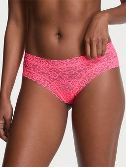 Victoria's Secret - The Lacie Lace Strappy-Back Cheeky Panty Pink