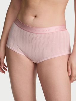 Victoria's Secret - Cotton So soft Modal Ultra-Fine Logo Boyshort Panty Pink