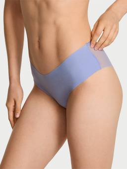Victoria's Secret - No-Show Mesh-Back Logo Cheeky Panty Purple