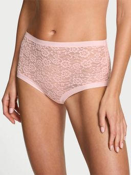 Victoria's Secret - No-Show Lacie Modern Brief Panty Pink