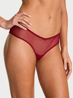Victoria's Secret - Very Sexy Strappy-Back Cherry Hardware Cheeky Panty Red