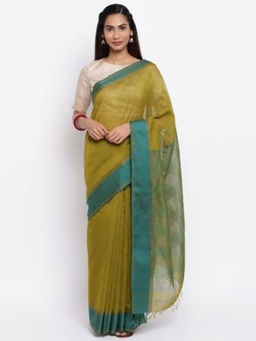 Fabindia - Cotton Silk Woven Stitched Sari