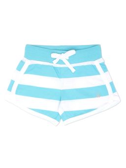 United Colors of Benetton - Girls Blue Stripes Shorts